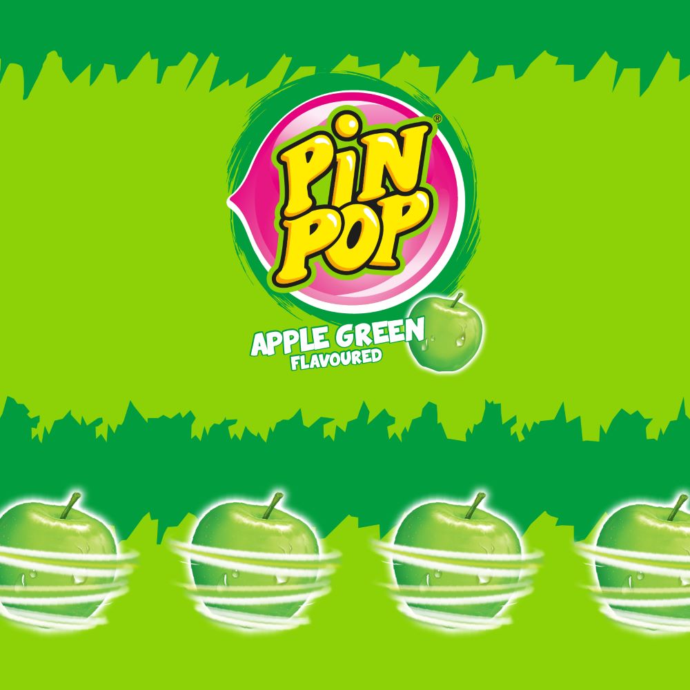 Pin Pop Apple Green